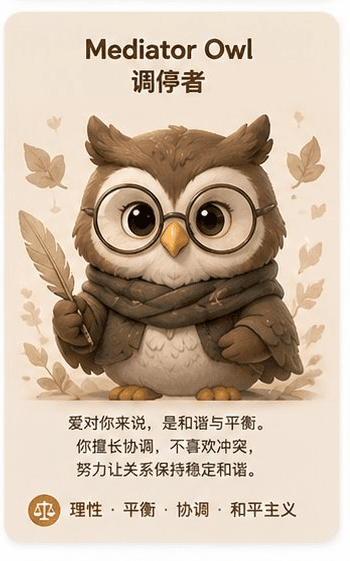 调停鸮 Mediator Owl